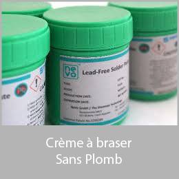 Crème à braser sans plomb