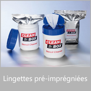 Lingettes préimprégnées