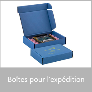 Boîtes pour l'expédition