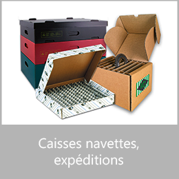 Caisses navettes, expéditions