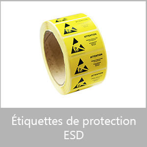 Etiquettes de protection ESD